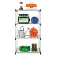 thumbnail image 5 of Whitmor 4-Tier Freestanding Metal Shelf Tower Closet System, Black & Silver, 5 of 8