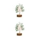 thumbnail image 4 of Advancent Árbol de cristal natural de piedra - Impresionante decoración hecha a mano para el hogar Árbol artificial para interiores aventurina aventurina verde 2Conjunto, 4 of 6