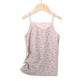 thumbnail image 2 of LYMAYTER Toddler Girls Breathable Floral Undershirt Little Girls Lightweight Cami Tank Top for All Day Wear 4-14Y, 2 of 8