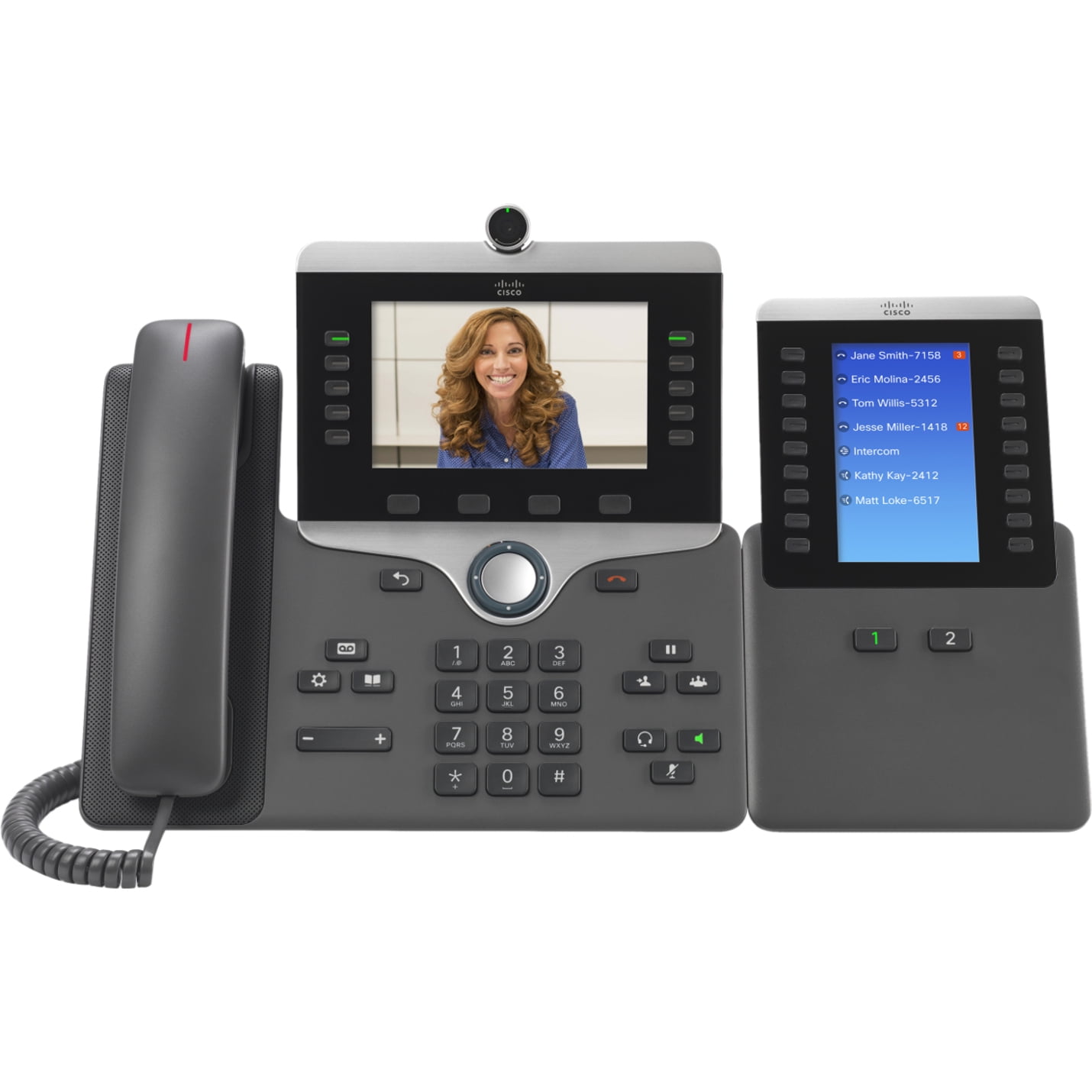 Cisco 8865 IP Phone, Corded/Cordless, Corded/Cordless, Wi-Fi