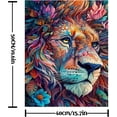 thumbnail image 4 of Lion Paint by Numbers Kits for Adults,Paint by Numbers on Canvas, for Beginner,Easy DIY Acrylic Painting for Home Wall Decor Without frame,lion, 4 of 7