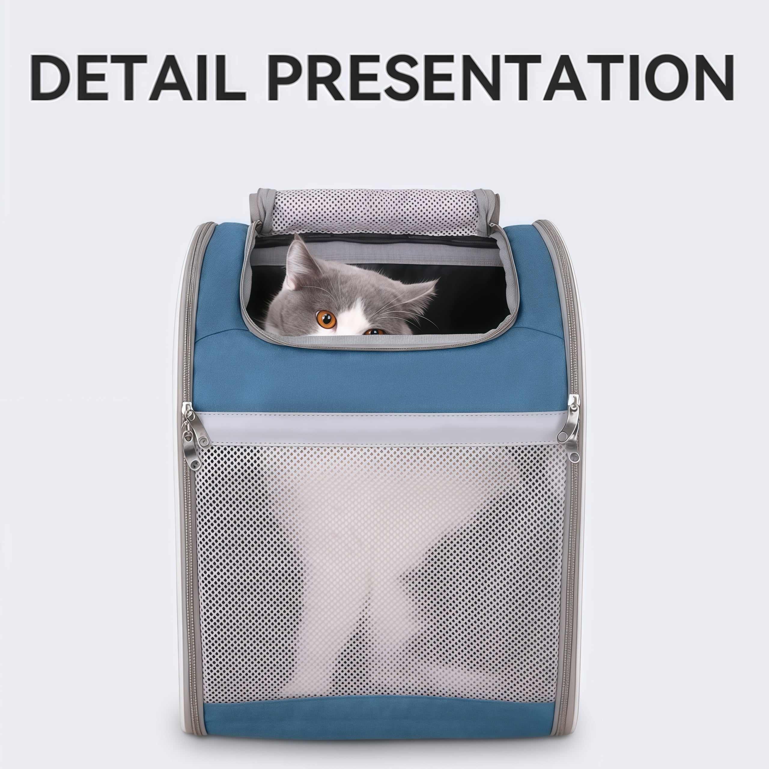 Foldable Breathable Pet Backpack For Dogs And Cats Travel Comfort Bag
