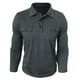thumbnail image 3 of pstuiky Camisas de invierno de manga larga para hombre, Camiseta informal de manga larga con botones y bolsillos dobles para hombre top de hombre xxxl, 3 of 6
