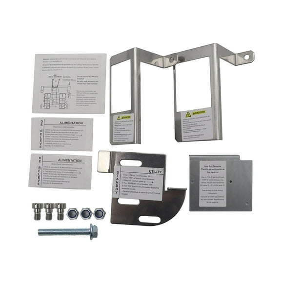 Scienceny Kit de enclavamiento confiable para generadores QOM2 de interior o exterior Kit de enclavamiento de generador Accesorios para vehículos recreativos