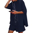 thumbnail image 3 of Set de salón COCCKO para mujer, verano, 2 piezas, 100% algodón 2025, 3 of 5