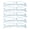 5 Clear, variant on VisionGlobal 5 Pack Blue Light Blocking Reading Glasses, Fashion Square Computer Eyeglasses for Men Women (Tortoise,+2.00 Magnification)