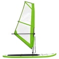 thumbnail image 4 of vidaXL Inflatable Stand Up Paddleboard w/sail Set Surf Board Multi Colors, 4 of 13