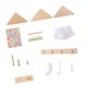 thumbnail image 3 of Estante para juguetes de peluche, organizador colgante para colgar en la pared, ahorro de espacio, doble capa para habitaciones de niños, 3 of 9