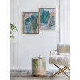 thumbnail image 2 of A&B Home Teals Abstract Framed Printed Acrylic Wall Art - Set of 2 - 24"H x 17.5"W x 1.5"L - Green/Beige, 2 of 9