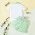 thumbnail image 7 of WOYY Boys Cotton Outfits Golf Embroidery Short Sleeve Polo Shirt & Shorts Set, Sizes 6M-4T, 7 of 7