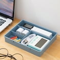 thumbnail image 3 of UDIYO Desktop Storage Box Large Capacity Grid Design Space-saving Jewelry Stationery Sundries Storage Organizer Home Supply, 3 of 7