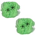 thumbnail image 4 of XIANXIAN 6 Colors Halloween Spider Webs Fake Spider Web Toy with Mini Plastic Spider Haunted House Decoration Props Halloween Party Supplies, 4 of 5