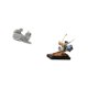 thumbnail image 5 of Estatua de gato, figura de escritorio, estatua de bailarina de ballet, figura de niña bailarina, resina, adorno decorativo creativo con líneas elegant, 5 of 8