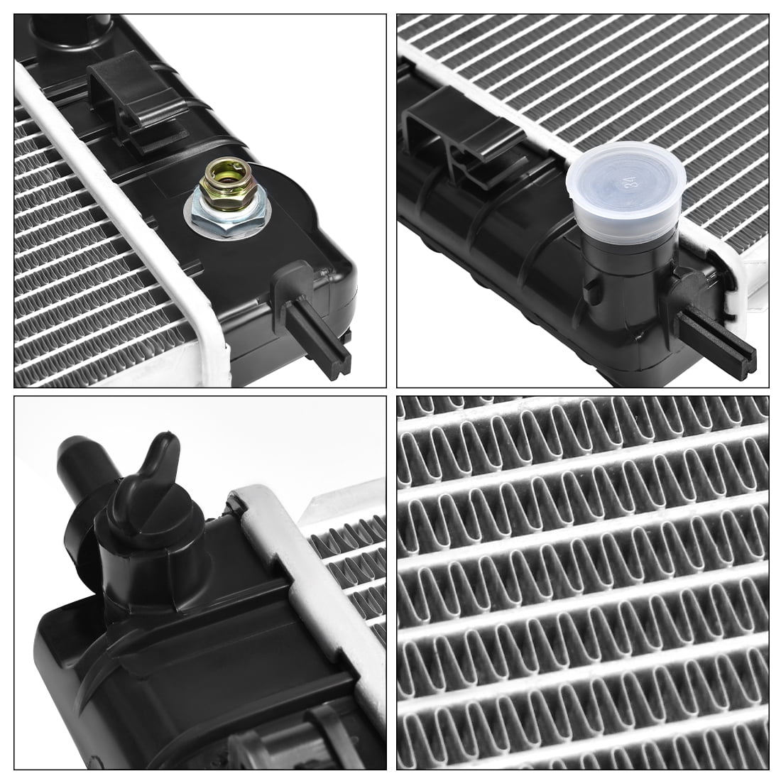 RVNI Radiator Compatible with 2008-2012 Chevrolet Malibu 2006-2012 Pontiac G6 2007-2009 Saturn Aura V6 2.4L 3.6L