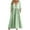 Womens Dresses-Green, variant on Homenesgenics Womens Clothes $5 Spring Summer 2025 Women's Holidays Party New Solid Color Short-sleeved Lace V-neck Waistline Hem Dress/Green