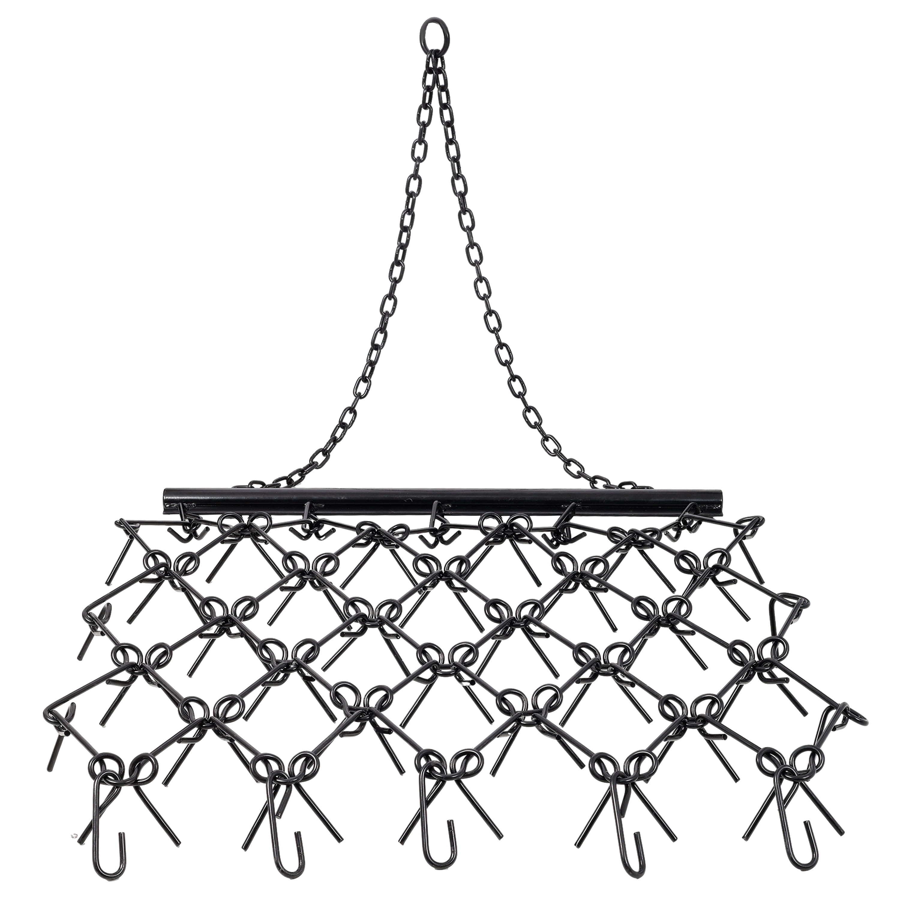 4FT Drag Harrow & Field Leveler, 6 Rows of Teeth, Heavy-Duty Steel, ATV/UTV Towable