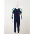 thumbnail image 5 of vastwit Kids Boys Girls One Piece Swimsuit Full Cover Wetsuit Sun Protection Swimwear Bathing Suit Navy Blue 3X, 5 of 7