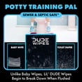 thumbnail image 6 of LiL' DUDE Pocket Packs Flushable Wipes, Extra Large Fragrance Free Wet Wipes, 8 Count, 6 Pack, 6 of 9