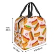 thumbnail image 3 of Balery Hot Dog In Heart Bolsa de Almuerzo Aislada – Caja de Almuerzo con Papel de Aluminio Grueso, Mantiene la Comida Fresca por 4 Horas, 3 of 8