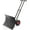 Black, variant on Rugerasy 29in Snow Shovel,Snow Shovel Pusher with Double Rod,2-Wheel Angled Blade Metal Snow Removal,5 Level Adjustable Height Handle,Snow Plow for Sidewalk,Orange