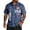 Dark Blue-T7, variant on 250th Anniversary USA Shirt for Men 4th Of July American Flag Printed Shirts Short Sleeve Button Down Patriotic Tops for Memorial Day Independence Day Beach Party Wear,Blue 2XL