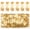 Gold, variant on 40 Pack Black Hair Clips for Women, Metal Snap Barrettes with Strong Hold, Non Slip Hair Accessories, Classic Black Hair Pins for Daily Styling