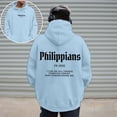 thumbnail image 4 of Christian Hoodies for Men 2025 Philippians Hoodie Long Sleeve Hooded Sweatshirt with Pockets Pullover Mens Hoodies, 4 of 7