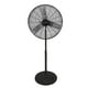 thumbnail image 1 of Ventilador de pedestal industrial Comfort Zone, 30 pulgadas, 3 velocidades, alta velocidad, altura ajustable de 56 a 76 pulgadas, metal, cumple con los estándares OSHA, flujo de aire de 36 pies/seg, i, 1 of 5
