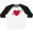 thumbnail image 3 of Inktastic Valentines Day Heart Arrow Boys or Girls Toddler T-Shirt, 3 of 5