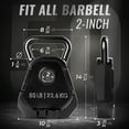 thumbnail image 3 of Yes4All Upgraded Bell Plate, Olympic Weight Plate & Kettlebell Combination, Multifunctional Kettlebell Plate Set for Advanced Training 50Lbs Pair, 3 of 5