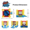 thumbnail image 7 of ACTION AIR Inflatable Bounce House, Jumping Castle with Blower for Kids 3-5 Years, 7 of 7