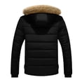 thumbnail image 2 of Levmjia Men's and Big Men's Jacket Zipper Outdoor Warm Winter Thick Jacket Hooded Coat With Pocket, 2 of 3