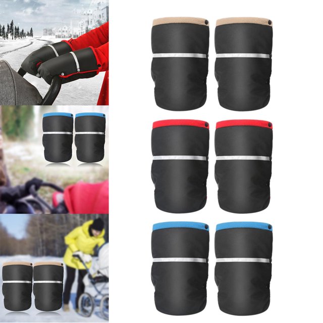3 pares de Guantes de cochecito impermeables Hugo accesorios para cochecito