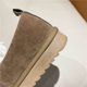 thumbnail image 2 of NECHOLOGY Botas Mujer Adulto Femenino Zapatos Botines para mujer Botas y calidez de algodón sólido de fondo para mujer, botas de mujer de gamuza a la de Color terciopelo (Khaki, 8.5), 2 of 6