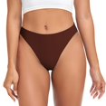 thumbnail image 1 of Balery Brown Tangas de Algodón para Mujer con Estampado – Ropa Interior Sexy, Transpirable, G-string-X-Large, 1 of 1