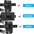 thumbnail image 3 of Takfox Phone Holster For iPhone 12 13 14 Pro Max Samsung Galaxy S22 Ultra S21+ S20 S10 A02S A12 A13 A32 A42 A52 5G A11 A21 A51 A71 Belt Clip Holster Phone Pouch Holder Carrying Case，Gray, 3 of 7