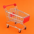 thumbnail image 2 of Shopping Trolley Mini Shopping Trolley Mini Supermarket Cart Shopping Handcart Shopping Utility Mini Shopping Trolley Supermarket Cart Pet Toy Bird  Intelligence Growth, 2 of 8