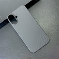 thumbnail image 1 of Carbon Fiber Texture Double Color Phone Case For iPhone 16 15 14 Plus 13 12 11 Pro Max Matte Ultra Thin Shockproof Cover Funda Sliver For iPhone 13, 1 of 6