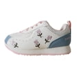 thumbnail image 3 of bebe Girls Toddler Sneaker with Flower Embroidery, 3 of 7