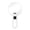 White, variant on Modern Magnifying Glass Black and Gold 24cm/9.45inch 40X Magnification Handheld/Wall Mount/Tabletop Design Double Makeup with 360° Adjustable