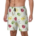 thumbnail image 1 of Balery Insects Bañador para hombre, shorts de playa de secado rápido con entrepierna y forro de compresión-Medium, 1 of 6