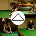 thumbnail image 2 of Pool Triangle Rack for Precise Setup and Indoor Game Play, 2 of 6