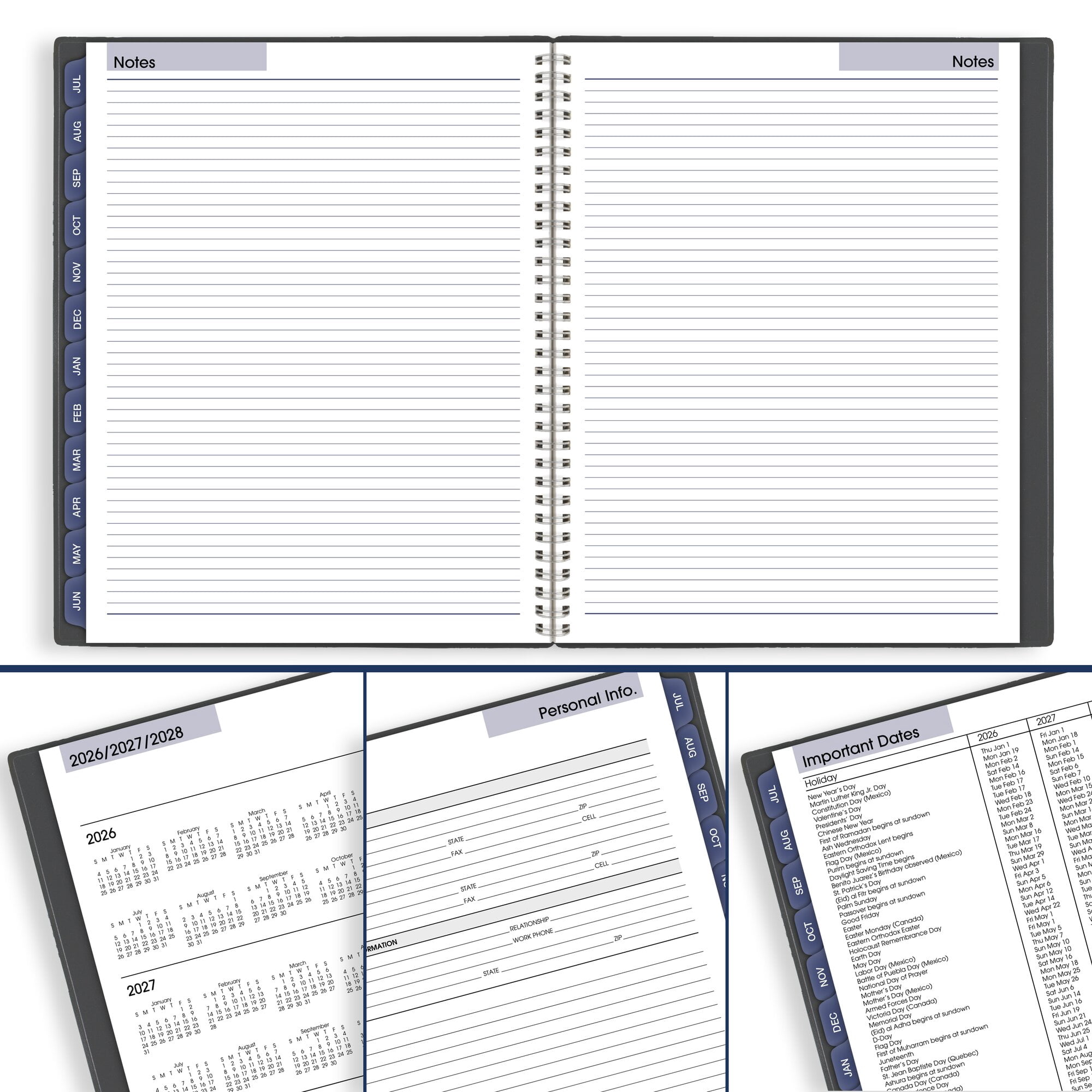 AT-A-GLANCE DayMinder Academic 2026-2027 Weekly Monthly Appointment Book Planner