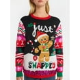 thumbnail image 4 of No Boundaries Christmas Sweater, Lightweight, Women's, 4 of 5