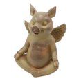 thumbnail image 3 of Zen Yoga Flying Pig Angel Hog Heavens Meditating In Lotus Pose Rustic Statue, 3 of 5