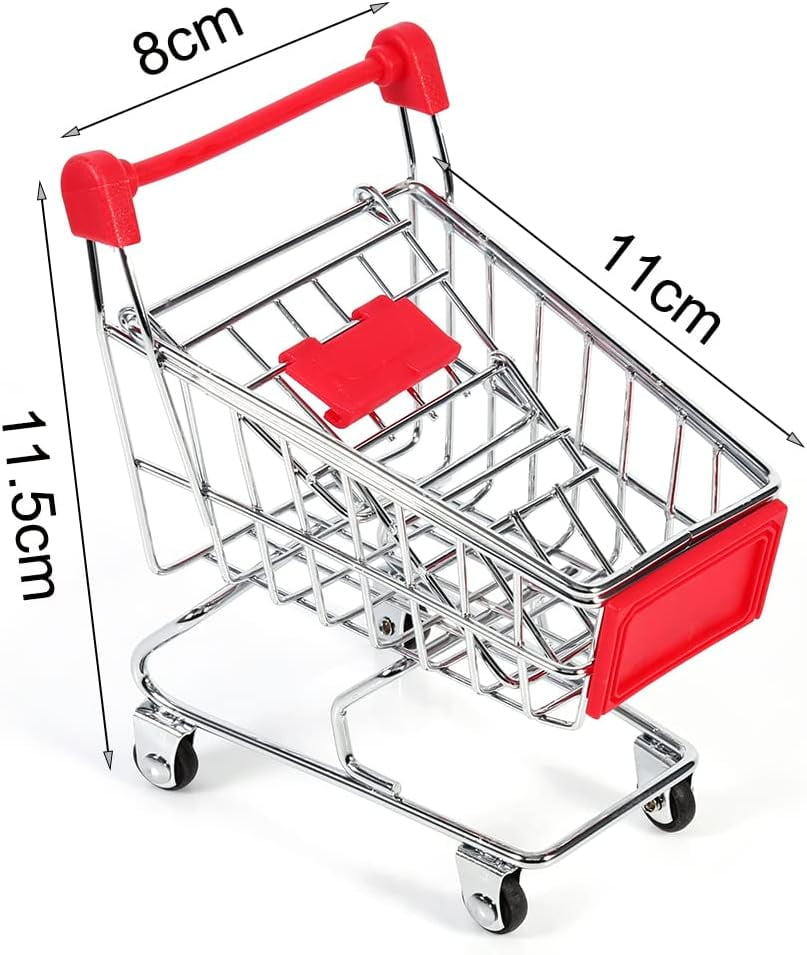 Parrot Bird Toy Shopping Cart Parakeet ligence Training Game Eon for Play for Small Birds Stainless Steel
