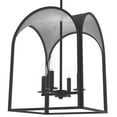 thumbnail image 6 of Hunter - Dukestown 4-light Natural Black Iron, Medium Size Pendant Light, Dimmable, Formal Style, Lantern Shaped, for Bedrooms, Dining, Living Rooms - 19083, 6 of 10