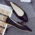thumbnail image 3 of AUDeals Womens Elegant Hollow Cloth Flats Breathable Mesh Non Slip Casual Single Shoes (Black, 39), 3 of 4