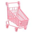 thumbnail image 1 of FUTUREORYY Accessoire photo de Produit Chariot Mini Panier d'Achats Rose Rangement en Fer pour la Maison 1 Pcs, 1 of 5