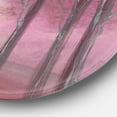 thumbnail image 3 of Designart 'forêt Rose' Art Mural Rond en Métal Style Ferme - Disque de 36, 3 of 5